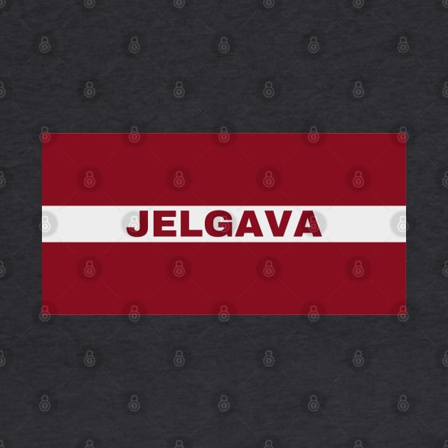 Jelgava City in Latvian Flag by aybe7elf